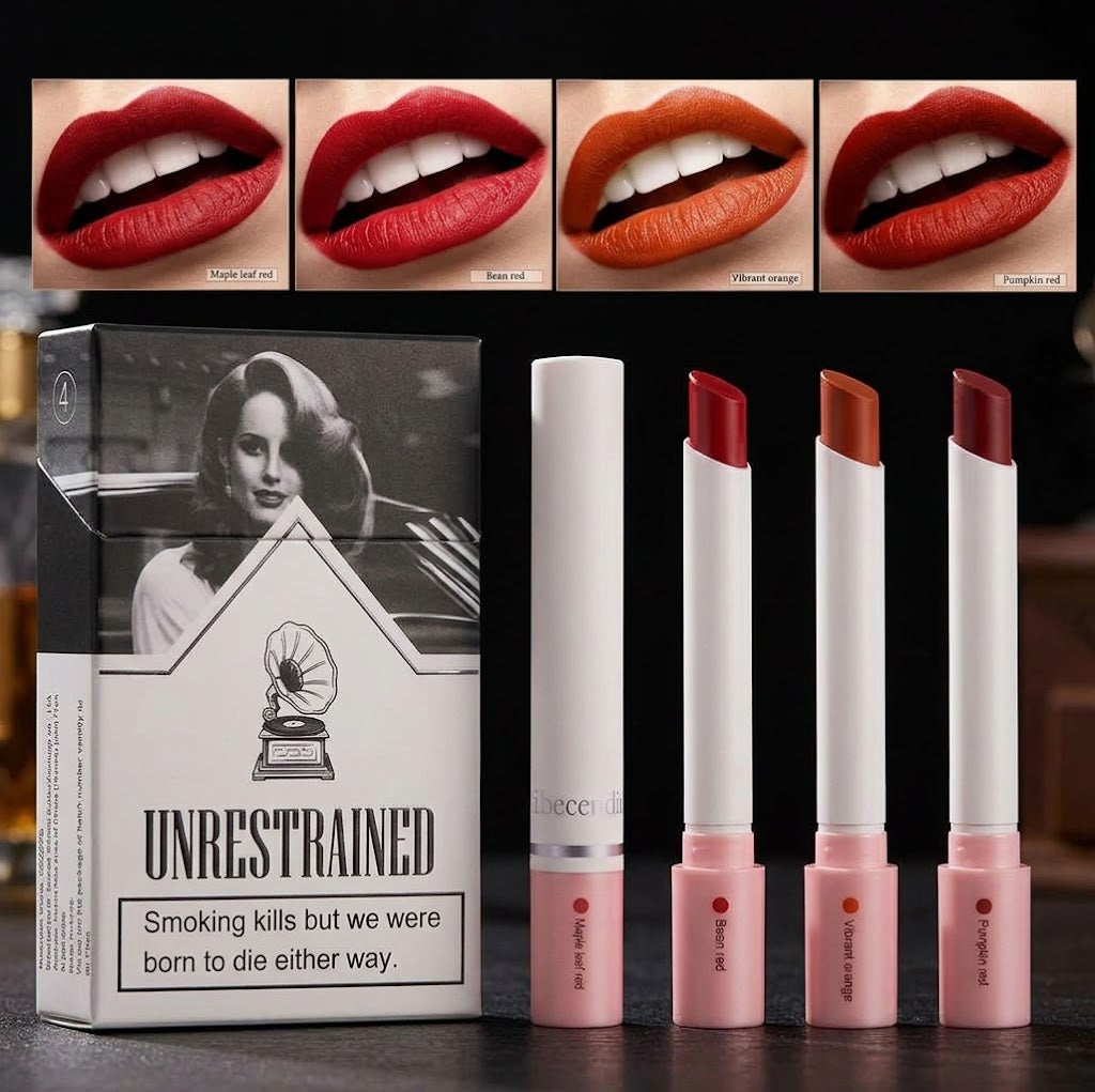 Velvet Kiss — Set de 4 labiales mate