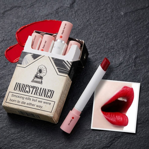 Velvet Kiss — Set de 4 labiales mate